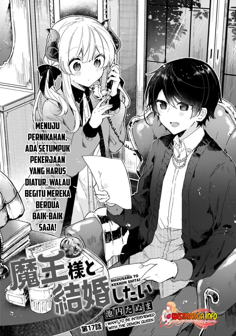 Maou-sama to Kekkonshitai Chapter 17 Bahasa Indonesia